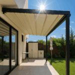 Pergola PVC cu inserții carbon și drenaj integrat – Vega Prod Sistem