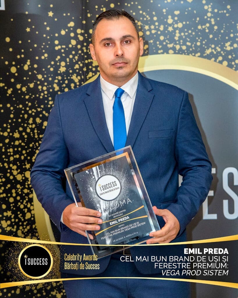 Vega Prod Sistem premiat ca cel mai bun brand de uși și ferestre premium