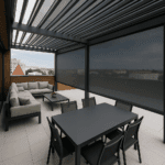 Zip Screen rezistent la vânt – montaj terasă